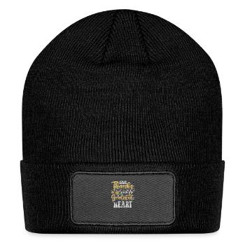 Family Reunion Meal Security Parents - Patch Beanie - black - Front