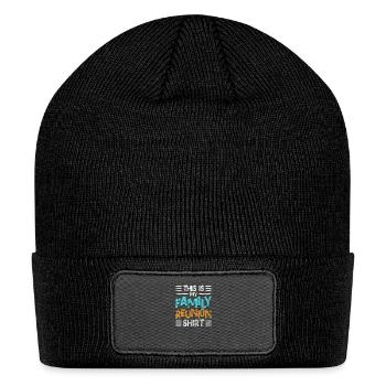 Family Reunion Meal Security Meetings - Patch Beanie - black - Front