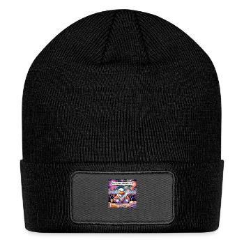 Duck Slice Meme - Patch Beanie - black - Front