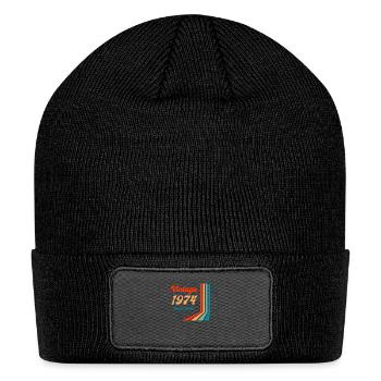 1974 - Patch Beanie - black - Front