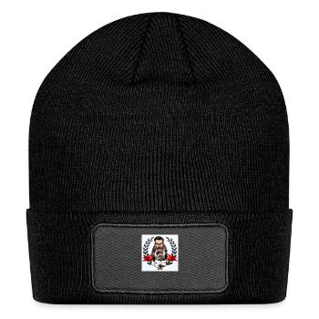 Champion art digital print - Patch Beanie - black - Front