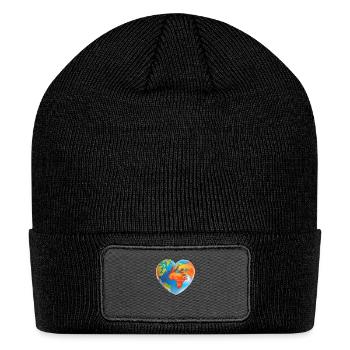 World love. - Patch Beanie - black - Front