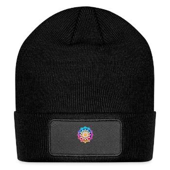 digital print - Patch Beanie - black - Front