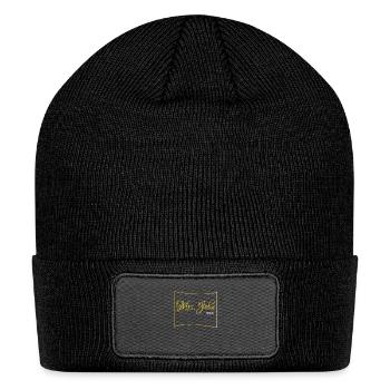 MRS JOHN SOON SHIRT - Patch Beanie - black - Front