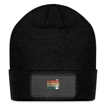 Water Pipe Smoking Vape Oriental - Patch Beanie - black - Front