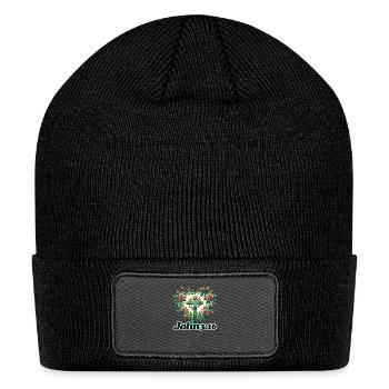 John 3:16 - Patch Beanie - black - Front