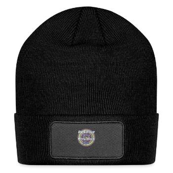 Positive Mind Positive Life 0.2 - Patch Beanie - black - Front