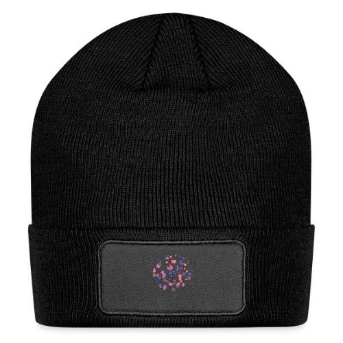 abstract circles pattern - Patch Beanie