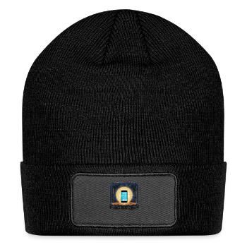 Shine Like Your Smartphone Screen - Patch Beanie - black - Front