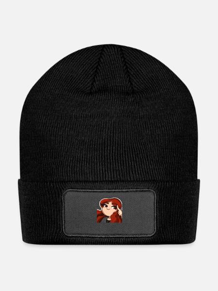 ibolyaSmort - Patch Beanie - black