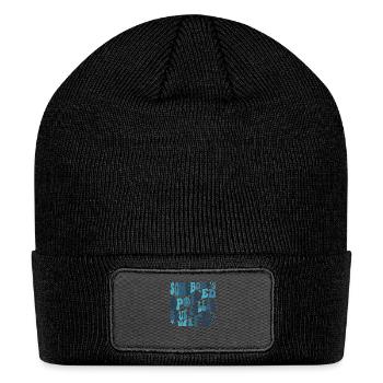 Sombody Spoiled Blue Collar Wife - Patch Beanie - black - Front