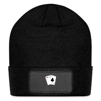 ace playing cards - Patch Beanie - black - Front