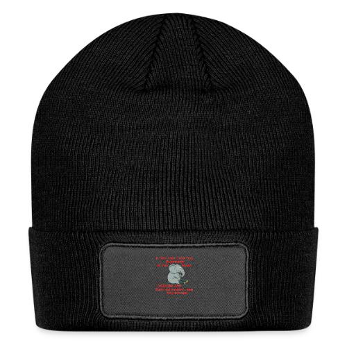 Elephant in the Room Meme - Patch Beanie
