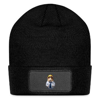 Mr John Engineer - Patch Beanie - black - Front