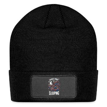 Favorite Hobby Sleeping 7 - Patch Beanie - black - Front