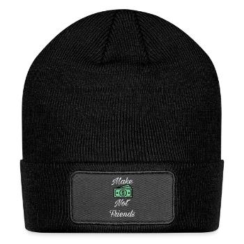Make money - Patch Beanie - black - Front