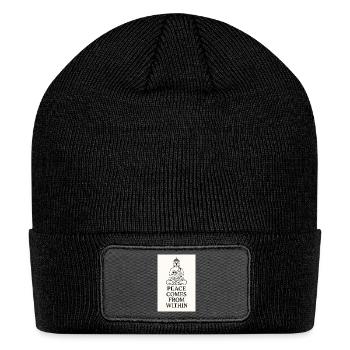 file_000000009c447209baa97deb213c53b0 - Patch Beanie - black - Front