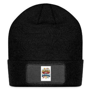 Success Is A Decision - Patch Beanie - black - Front