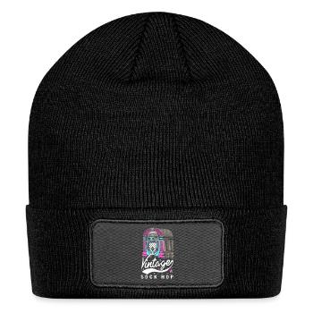 Dance Party Vintage Sock Hop - Patch Beanie - black - Front