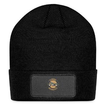 Motorcycle T-Shirt - Patch Beanie - black - Front