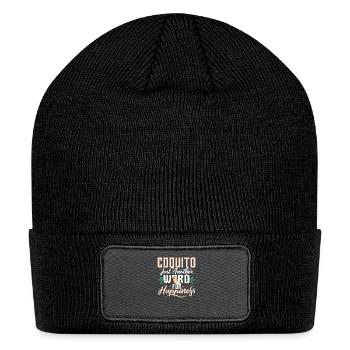 Coquito Just Another Word For Happiness Coconut Pu - Patch Beanie - black - Front