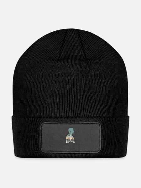 Lungs of the Earth – Save Our Air - Patch Beanie - black