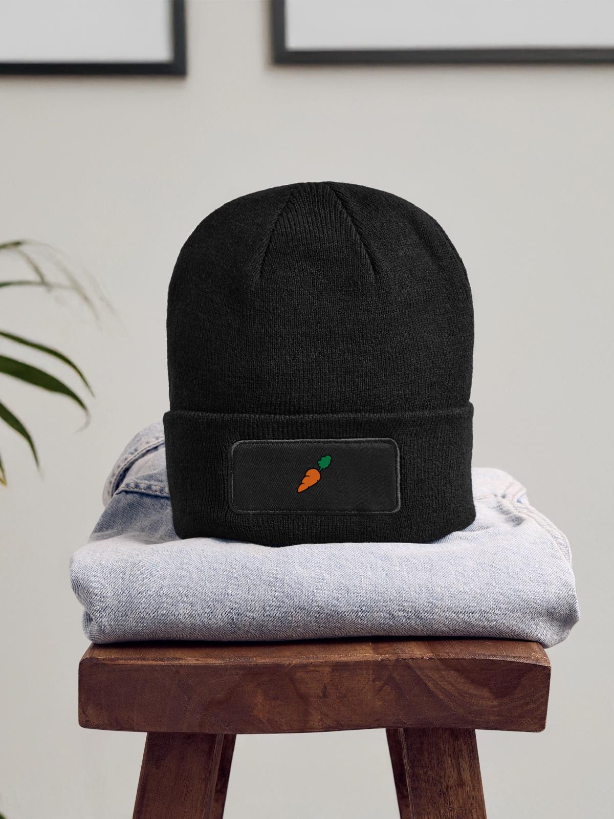 Carrot - Whats up Doc? - Patch Beanie - black - Front