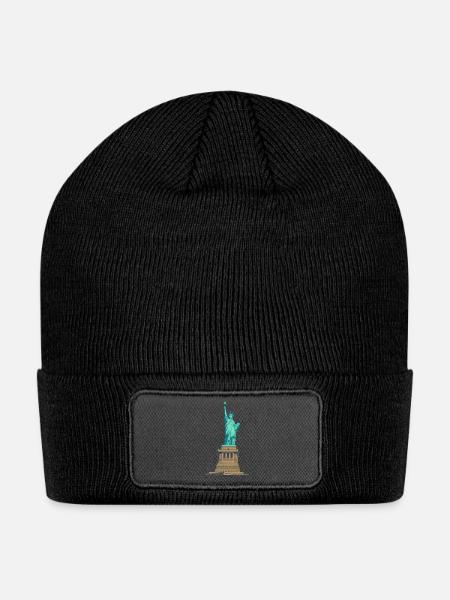 Statue of Liberty - Patch Beanie - black