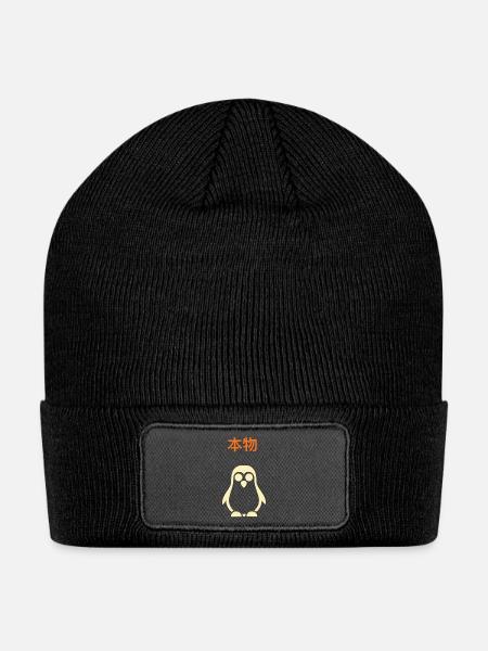 Authentic Japanese Shirts - Patch Beanie - black