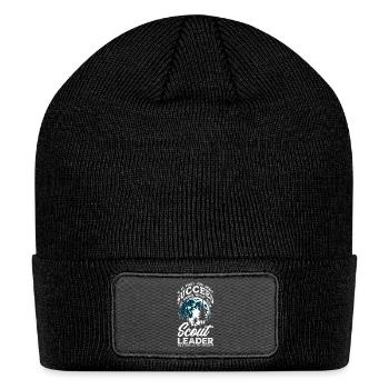 Scout Scouting Troop Leader Forest Camp - Patch Beanie - black - Front