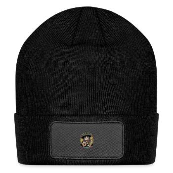 cat Mexican - Patch Beanie - black - Front