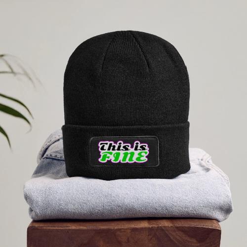 This Is Fine Balance - Patch Beanie