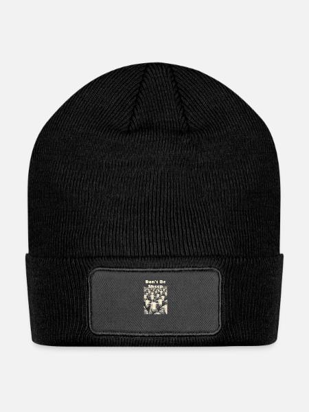 Don't Be Sheep - Patch Beanie - black
