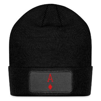 Ace of Diamonds - Patch Beanie - black - Front