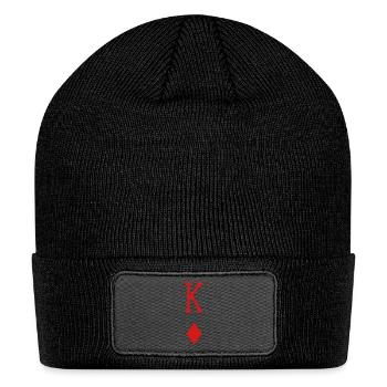 King of Diamonds - Patch Beanie - black - Front