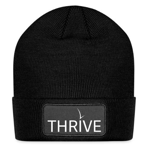 White Logo - Patch Beanie