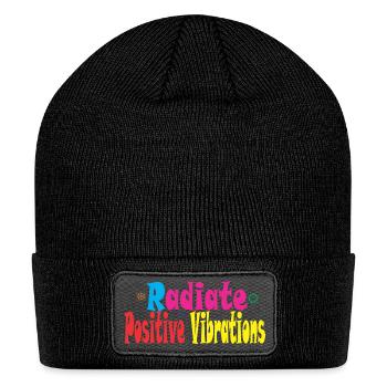 Radiate Positive Vibrations - Patch Beanie - black - Front