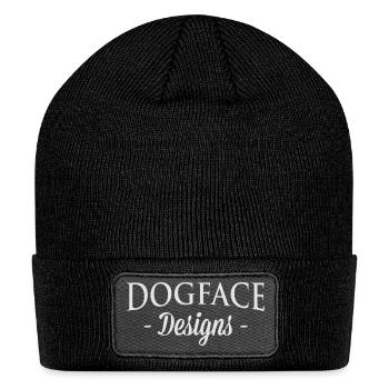 dogface-sleeve-light - Patch Beanie - black - Front