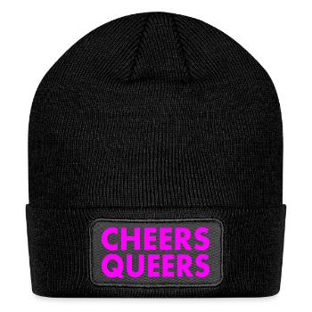Cheers queers - Patch Beanie - black - Front