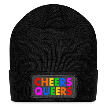 Cheers queers - Patch Beanie - black - Front
