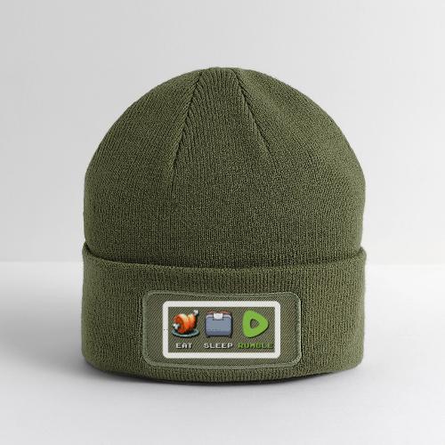 Eat Sleep Rumble merch - Patch Beanie