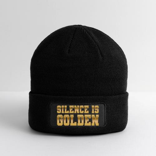 Silence is Golden - Patch Beanie
