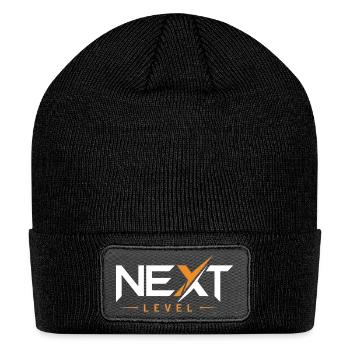 Next Level Elevation Logo - Patch Beanie - black - Front