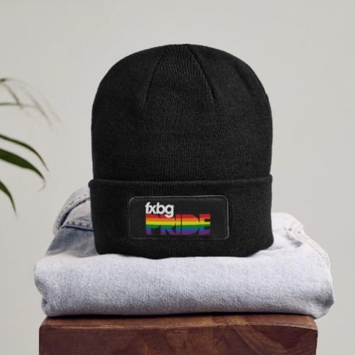 FXBG PRIDE Logo - WHITE - Patch Beanie