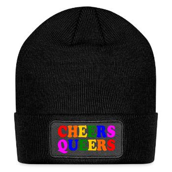 Cheers queers - Patch Beanie - black - Front