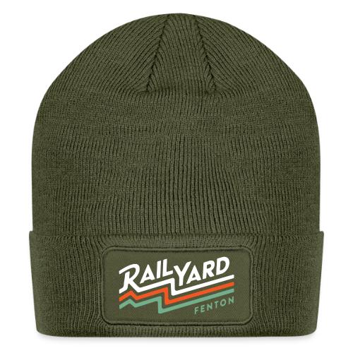White/Color Railyard Logo - Patch Beanie