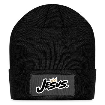 Jesus - Patch Beanie - black - Front