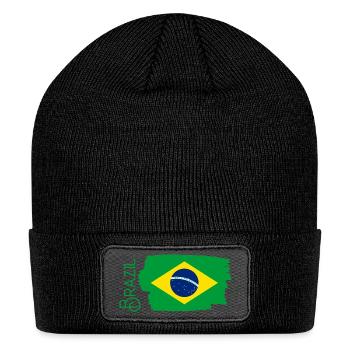 T shirt screen printing new brand - Patch Beanie - black - Front