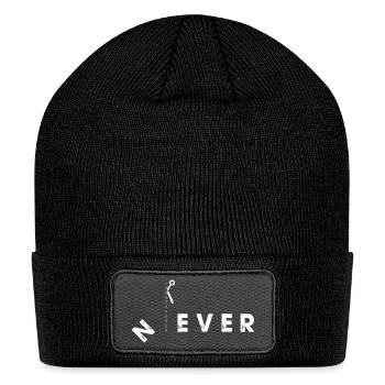 Never Cut Line - Patch Beanie - black - Front