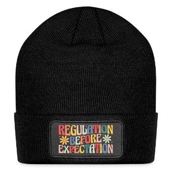 Regulation Before Expectation - Patch Beanie - black - Front